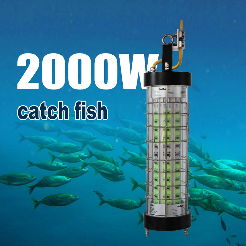 Underwater 100M high power LED fishing light attractor IP68 good quality 1500w -6000w  innovative design